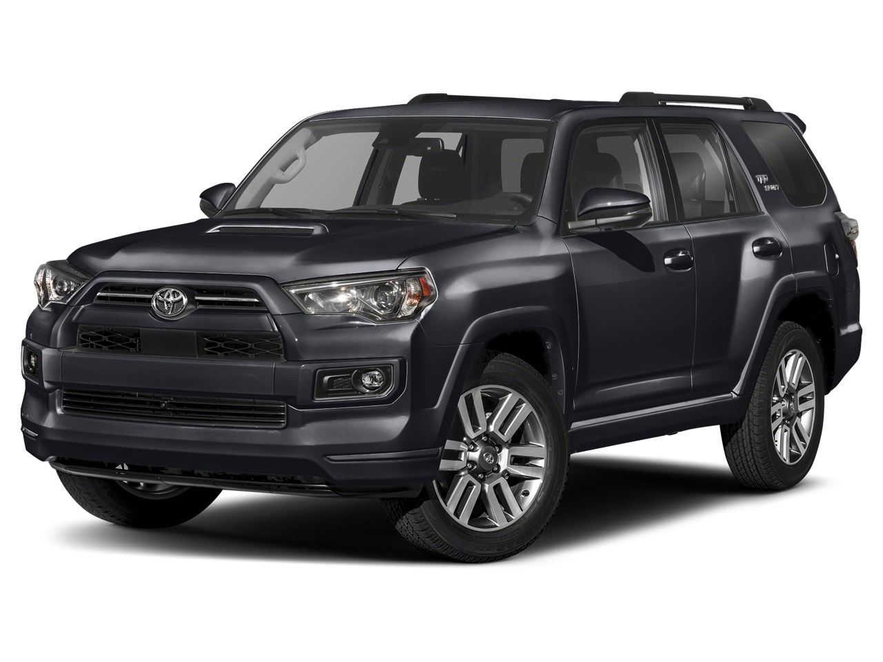 2023 Toyota 4Runner TRD Sport in Midnight Black Metallic — front three-quarter view
