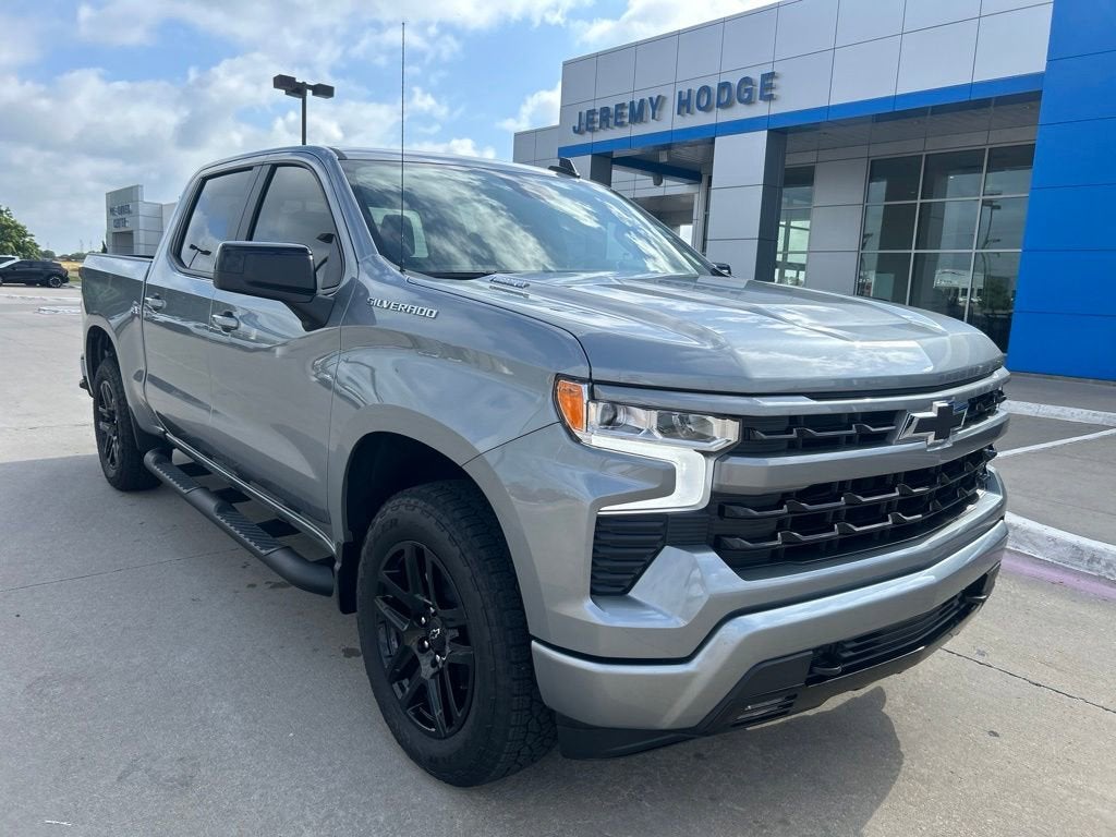 2026 Chevrolet Silverado 1500 RST in Sterling Gray Metallic — front three-quarter view