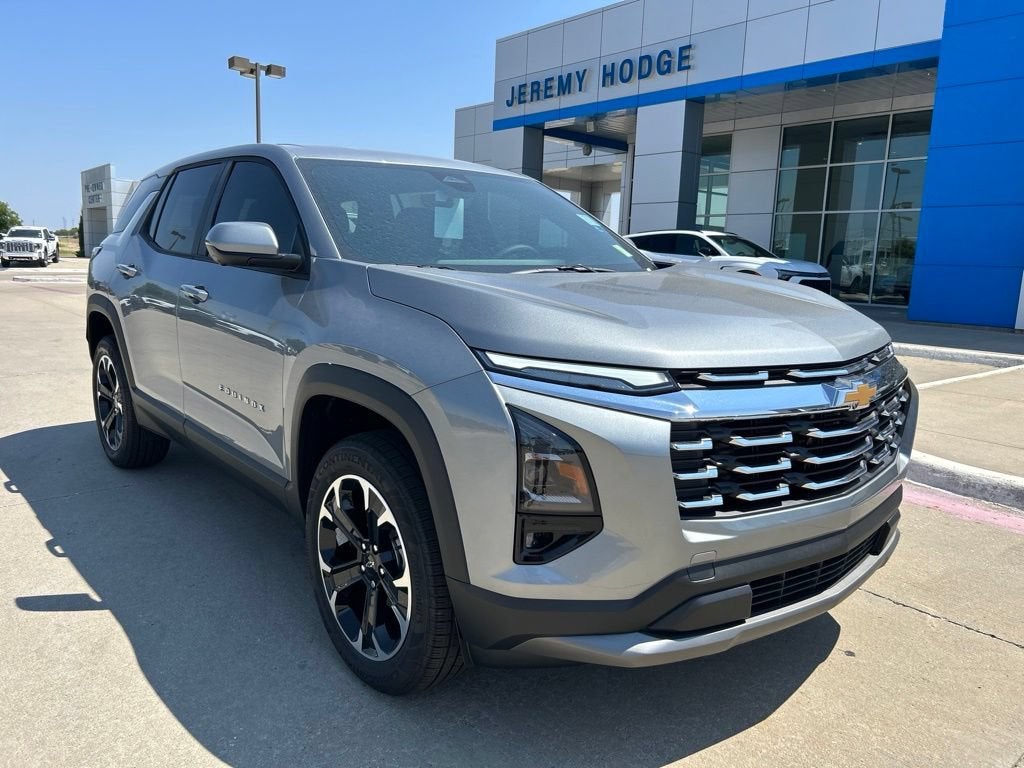 2027 Chevrolet Equinox FWD LT in Sterling Gray Metallic — front three-quarter view